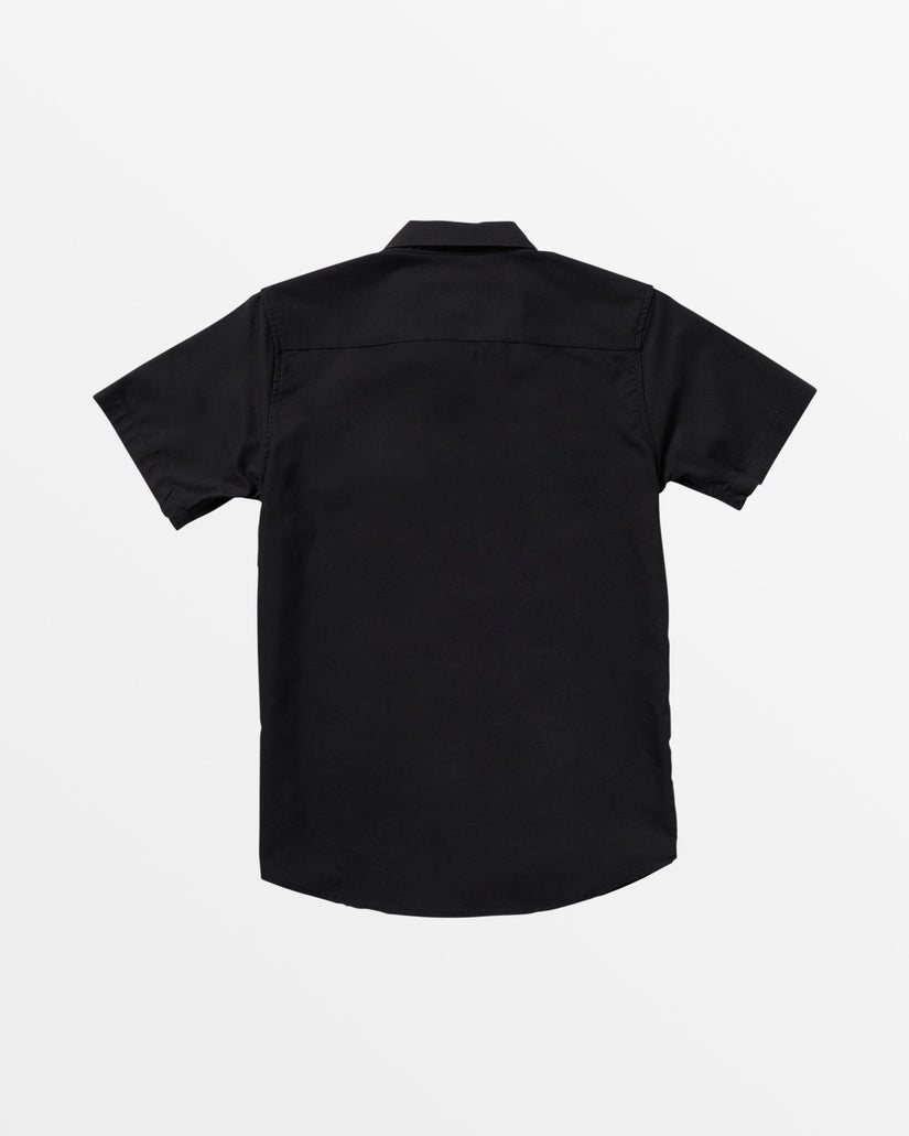 Boys That'll Do Short Sleeve Shirt - Black