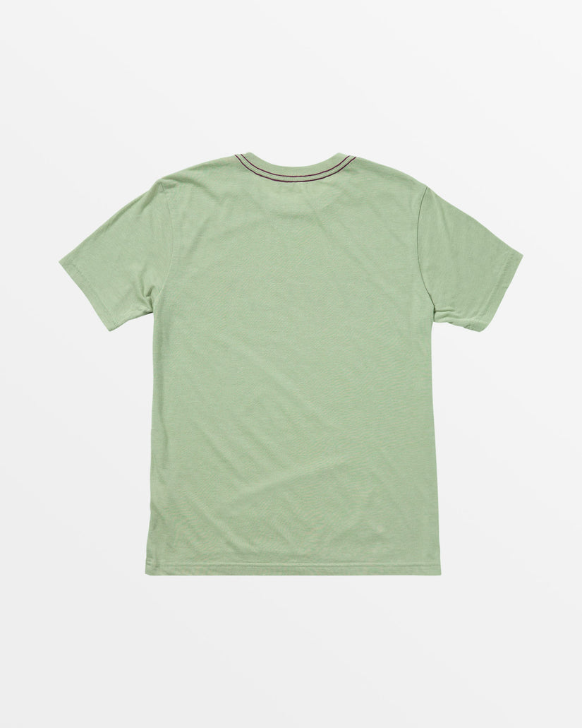 Boys Big RVCA T-Shirt - Granite Green