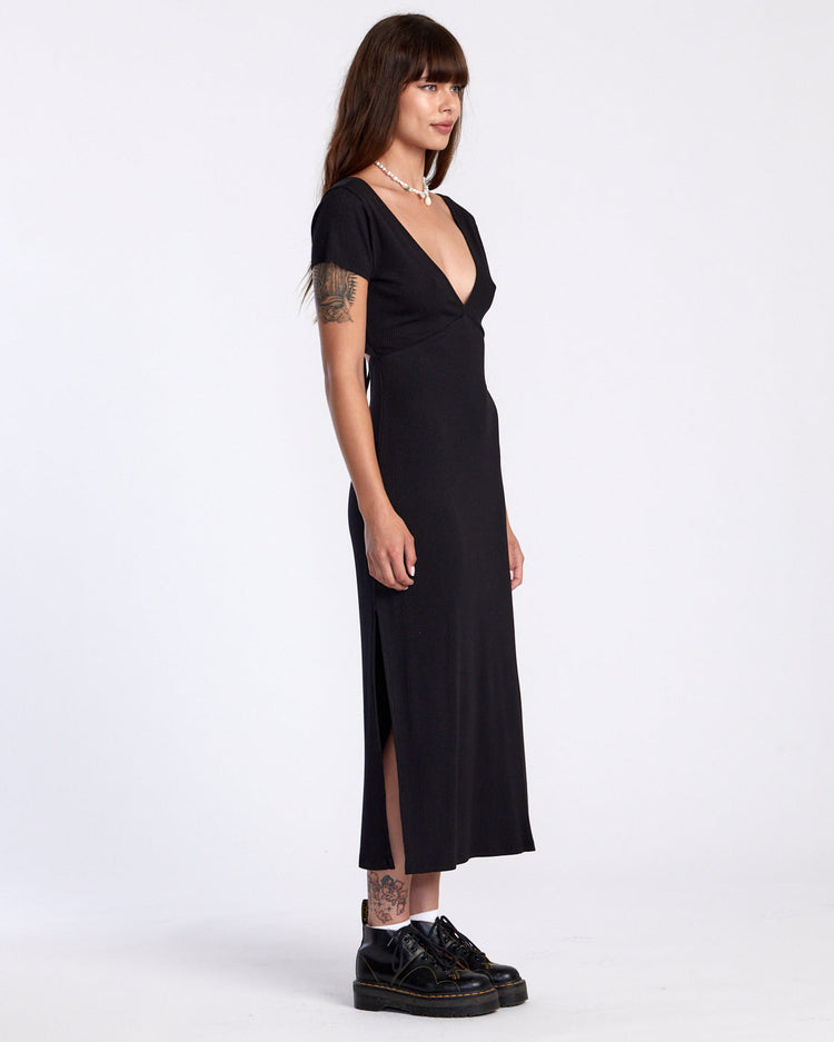 Smitten Midi Dress - Black