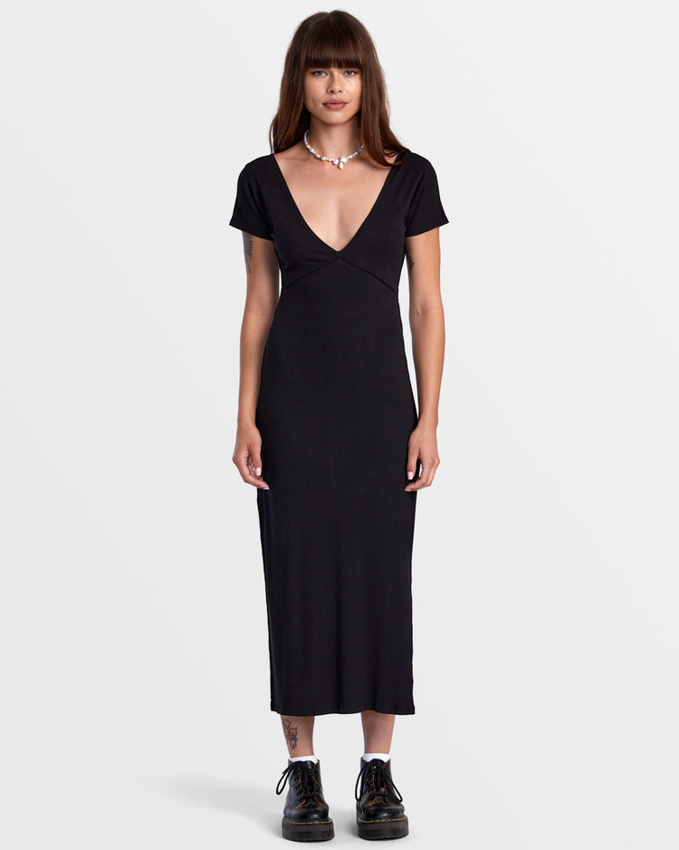 Smitten Midi Dress - Black