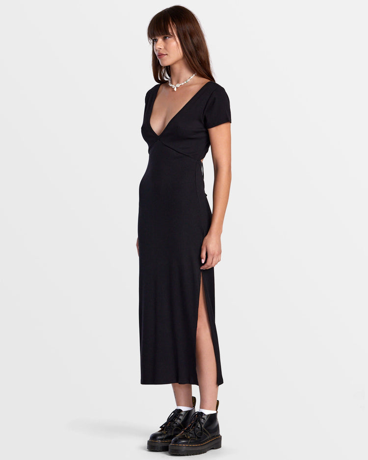 Smitten Midi Dress - Black