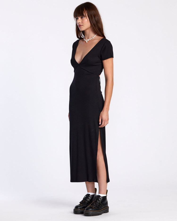 Smitten Midi Dress - Black