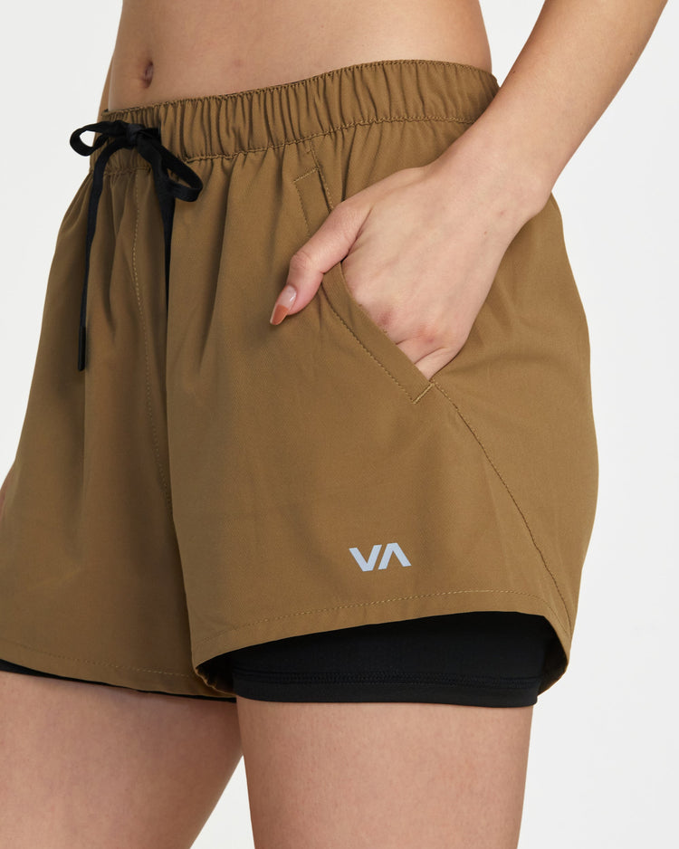 VA Essential Mid-Rise Yogger X Technical Training Shorts - Ermine