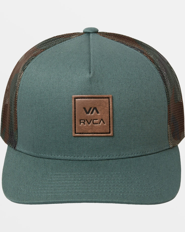 VA All The Way Curved Brim Trucker Hat - Balsam Green