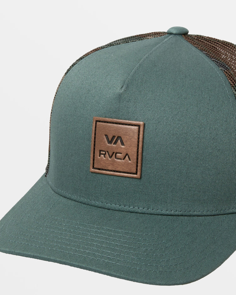 VA All The Way Curved Brim Trucker Hat - Balsam Green