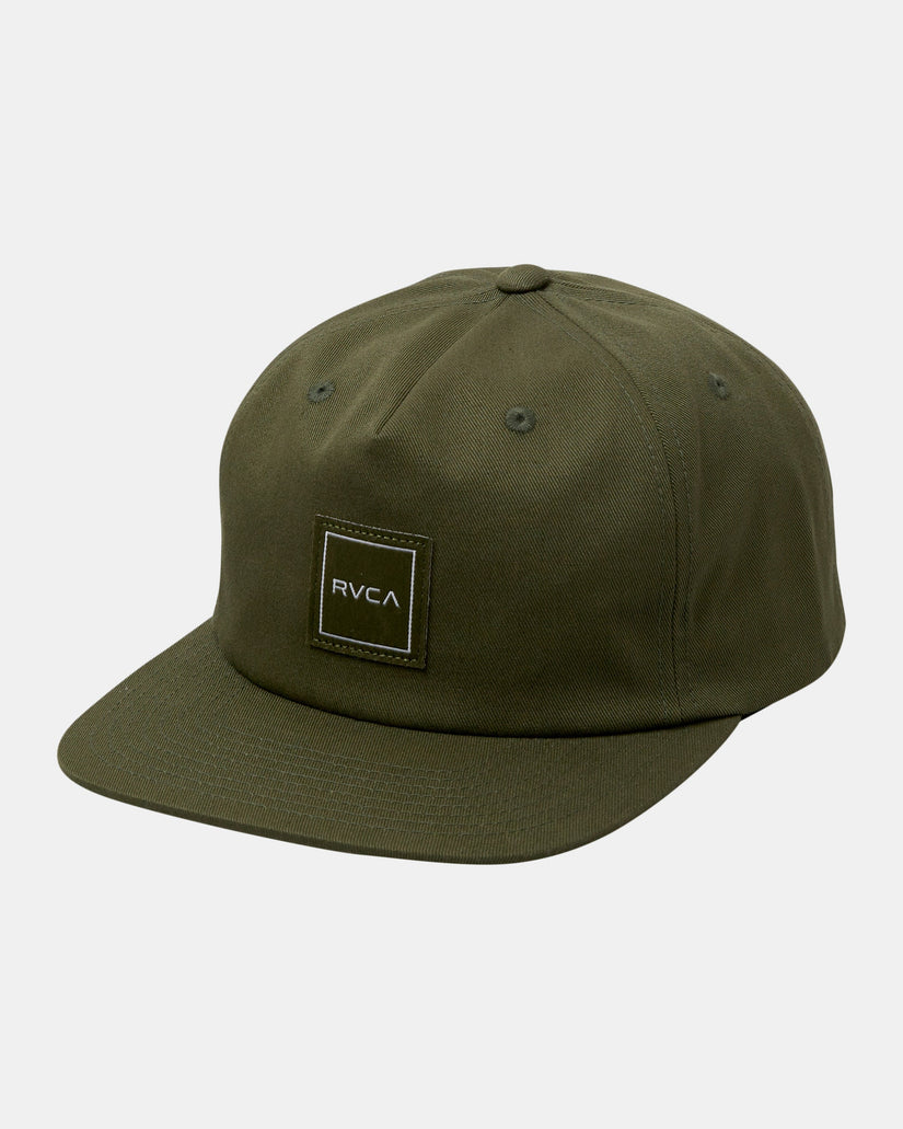 Warren Snapback Hat - Olive