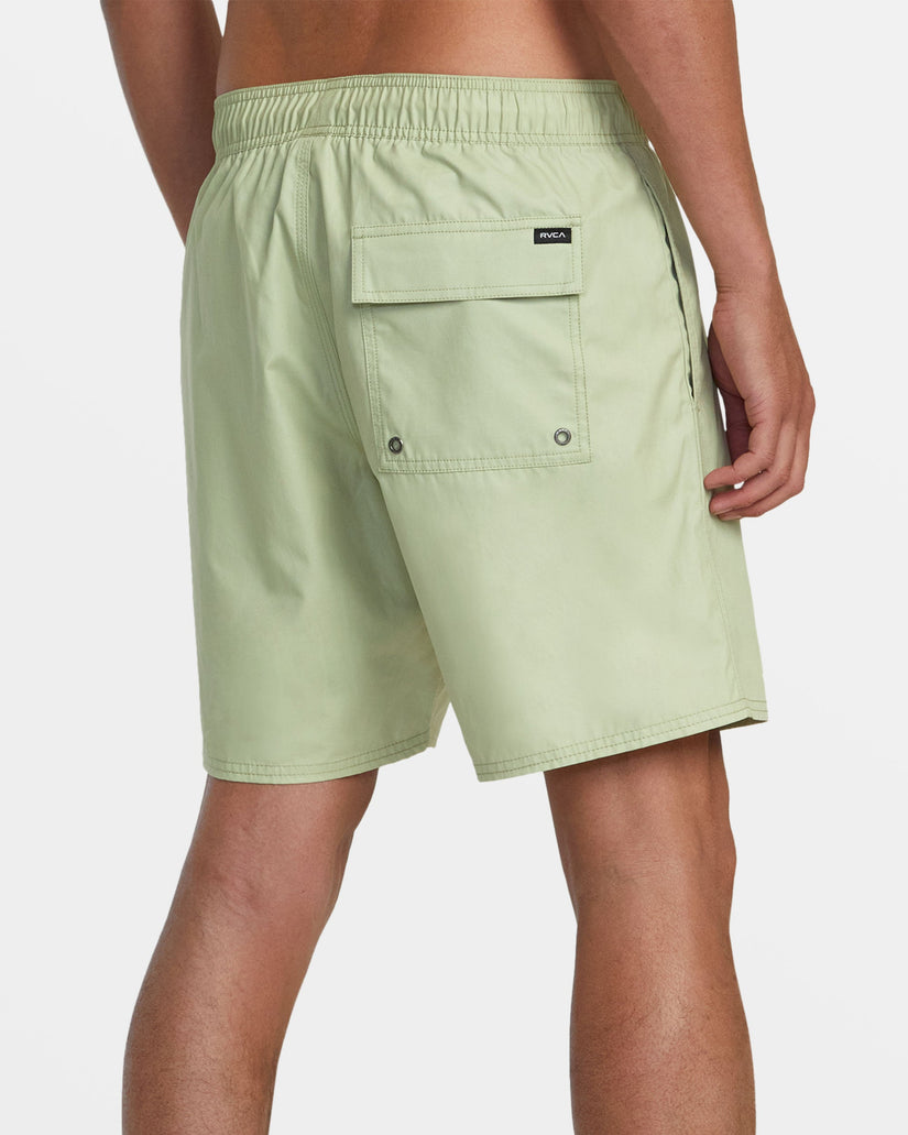 Opposites Elastic Waist Hybrid Amphibian Shorts - Pear