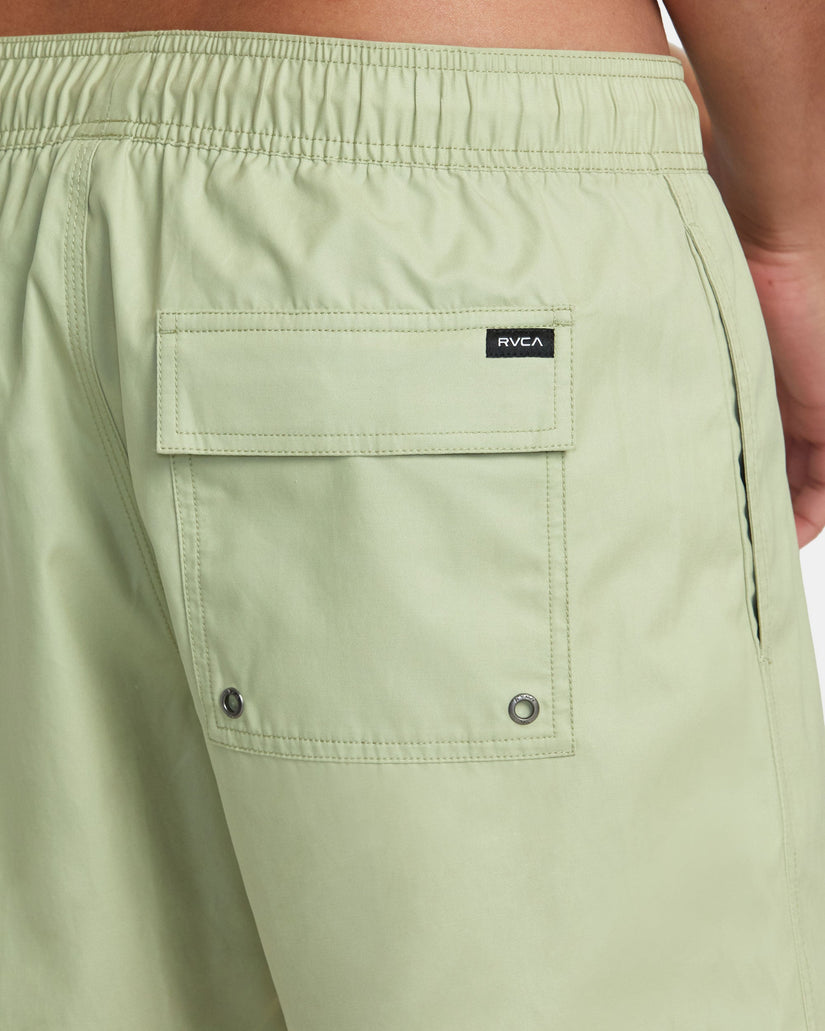 Opposites Elastic Waist Hybrid Amphibian Shorts - Pear