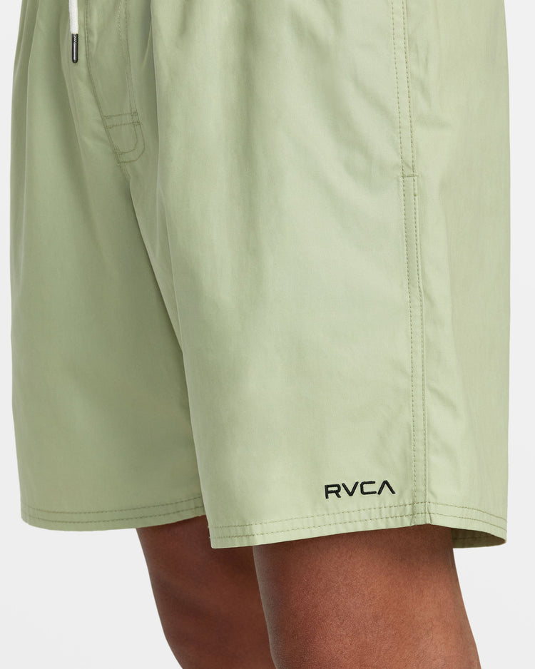 Opposites Elastic Waist Hybrid Amphibian Shorts - Pear