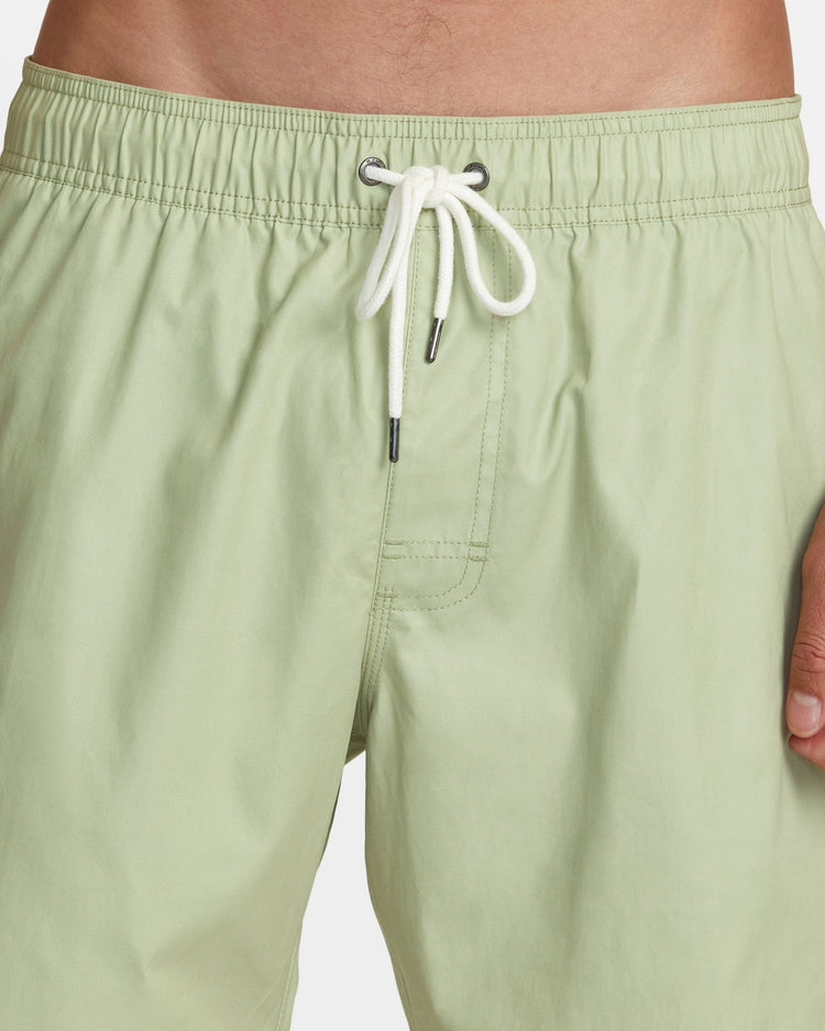 Opposites Elastic Waist Hybrid Amphibian Shorts - Pear