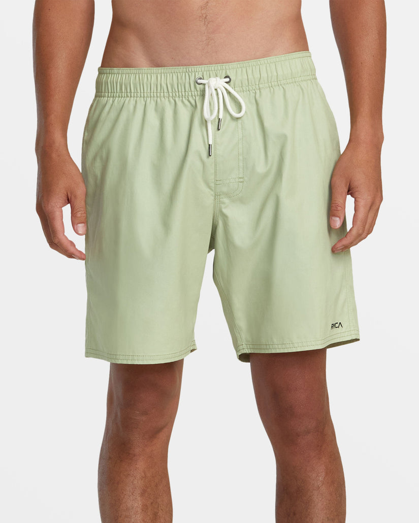 Opposites Elastic Waist Hybrid Amphibian Shorts - Pear