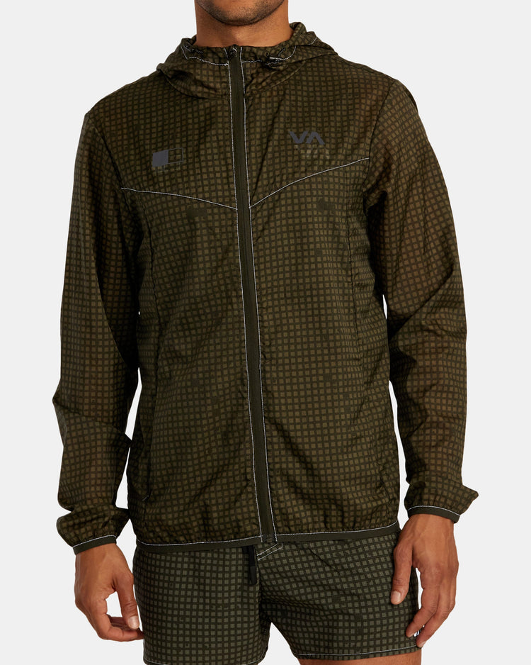 RVCA Runner Lightweight Training Jacket - Camo