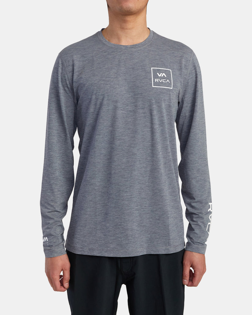 Surf Shirt Long Sleeve Surf Tee - Heather Grey