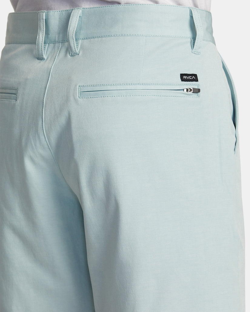 Back In Hybrid 19" Shorts - Blue Haze