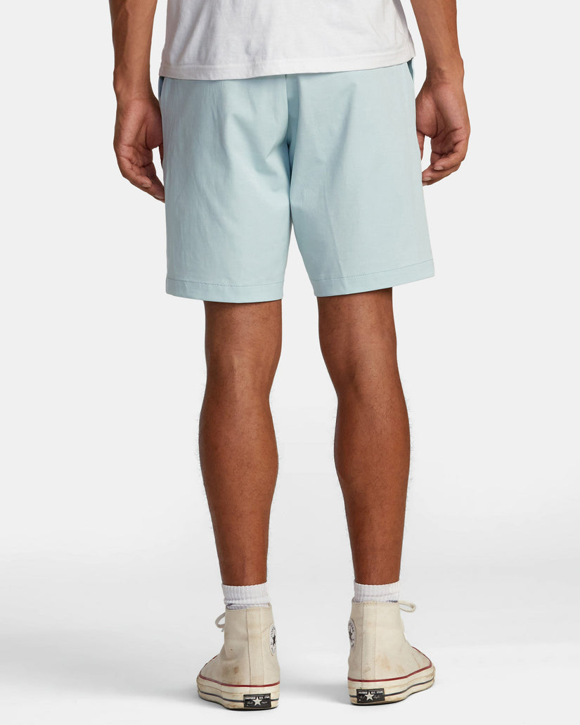 Back In Hybrid 19" Shorts - Blue Haze