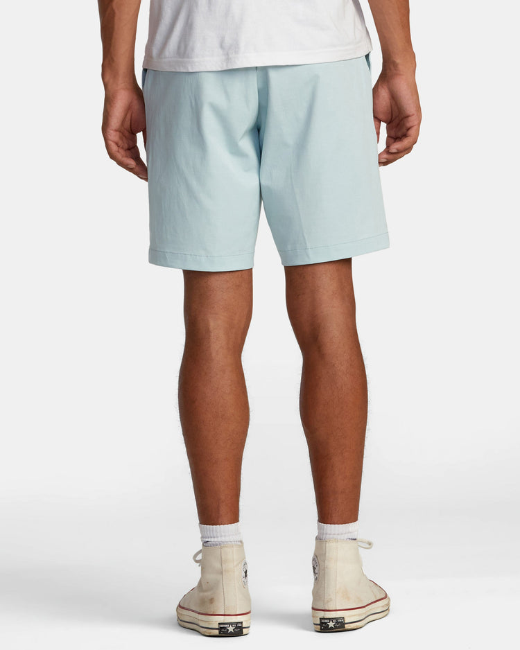 Back In Hybrid 19" Shorts - Blue Haze