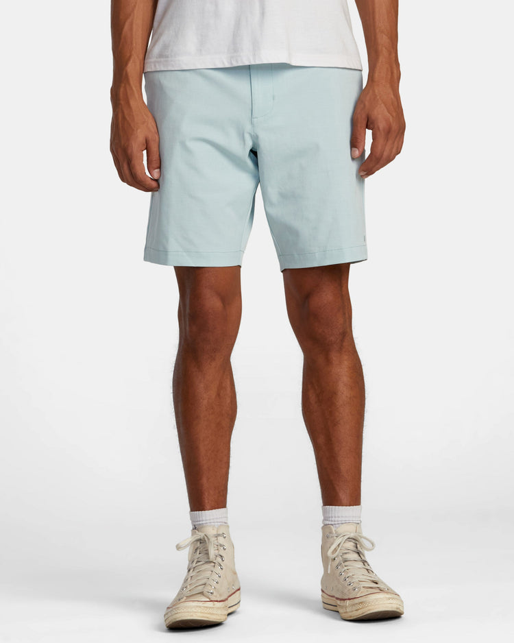 Back In Hybrid 19" Shorts - Blue Haze