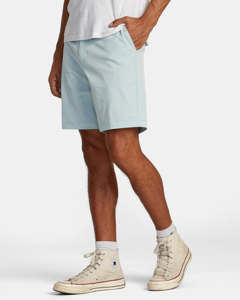 Back In Hybrid 19" Shorts - Blue Haze