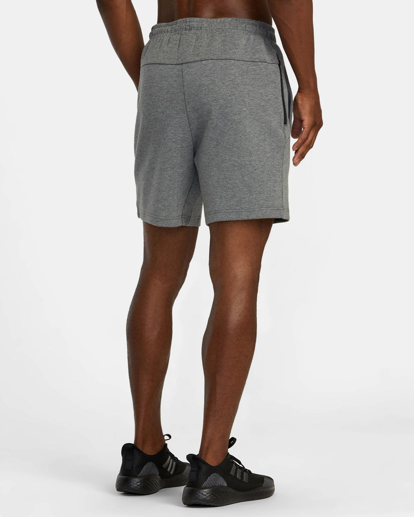 Tech Fleece Elastic Waist Walkshorts - Heather Grey