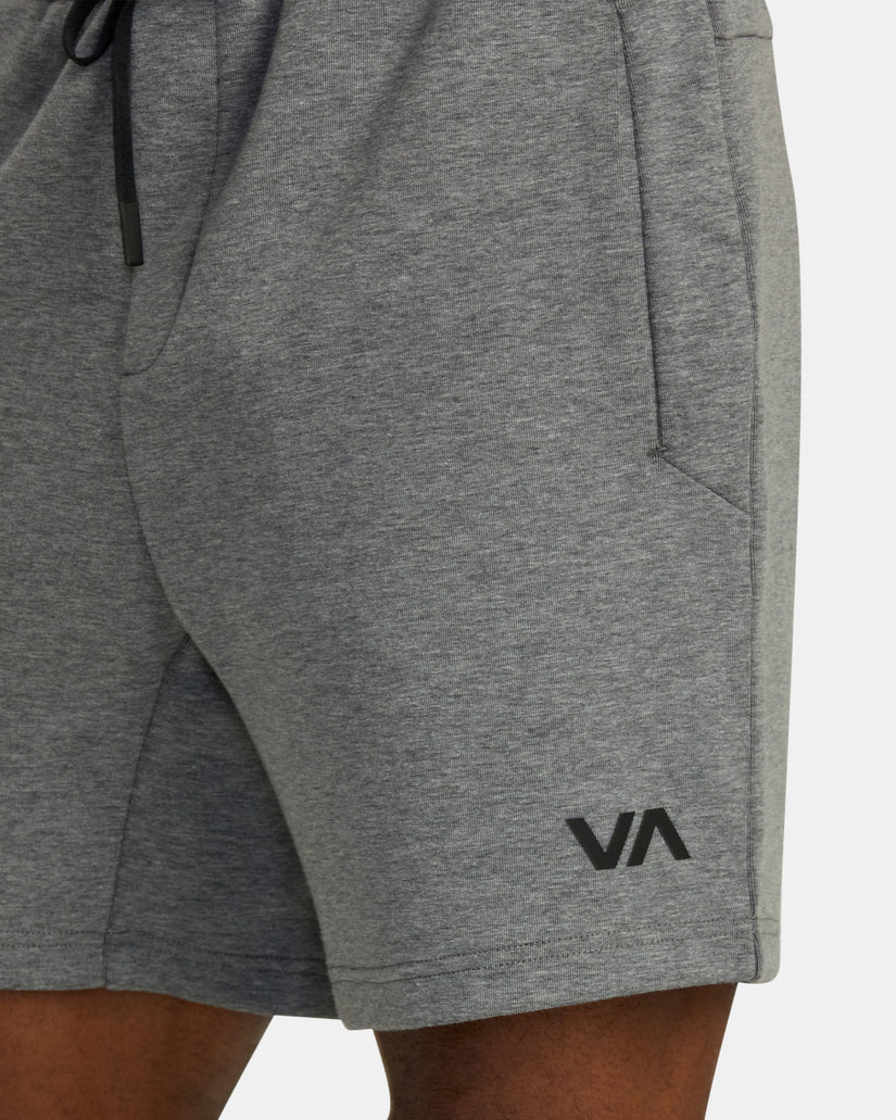 Tech Fleece Elastic Waist Walkshorts - Heather Grey