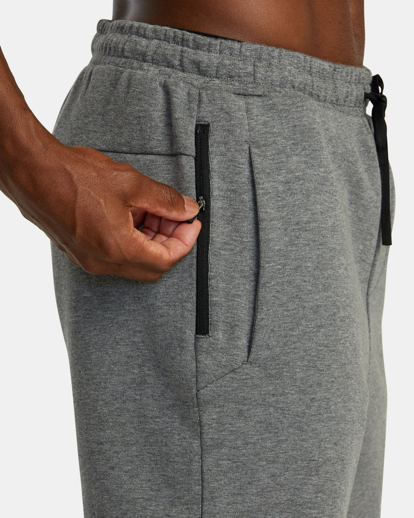 Tech Fleece Elastic Waist Walkshorts - Heather Grey