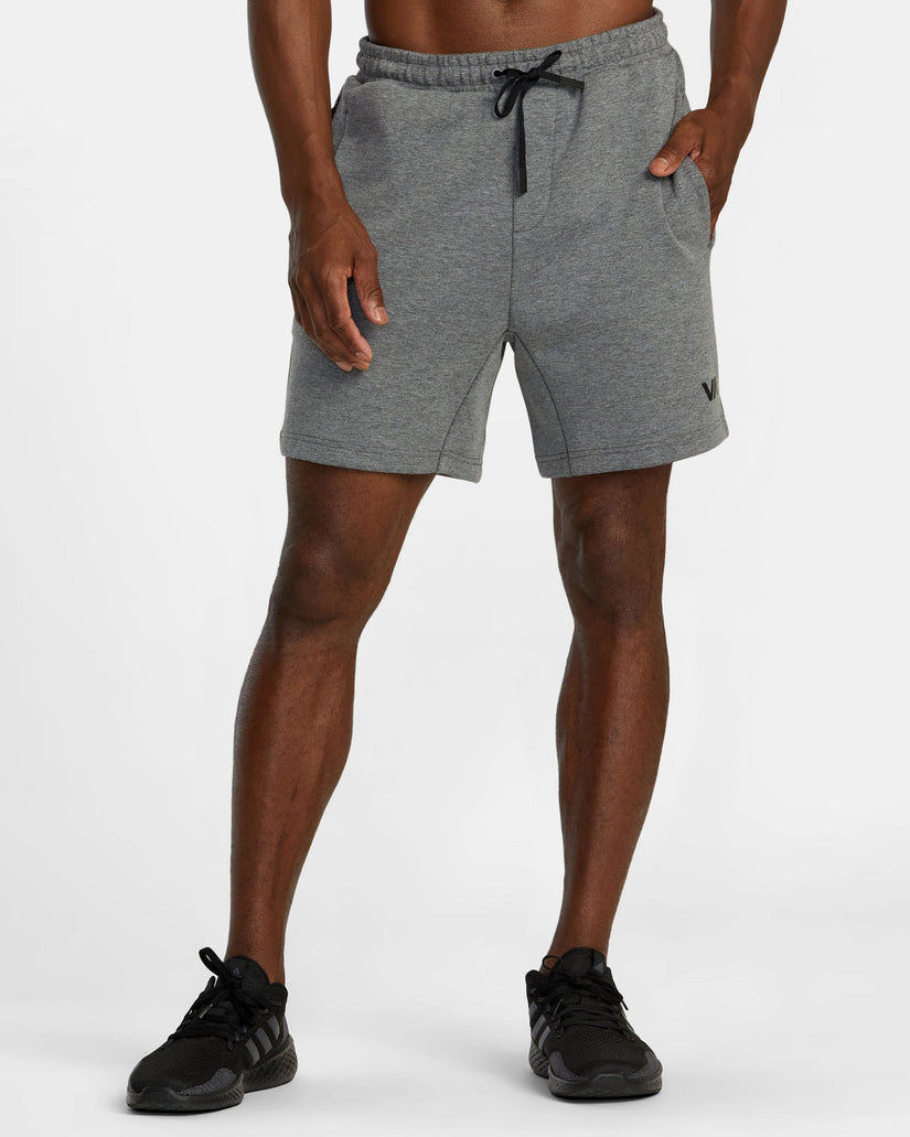 Tech Fleece Elastic Waist Walkshorts - Heather Grey