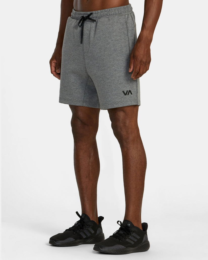 Tech Fleece Elastic Waist Walkshorts - Heather Grey