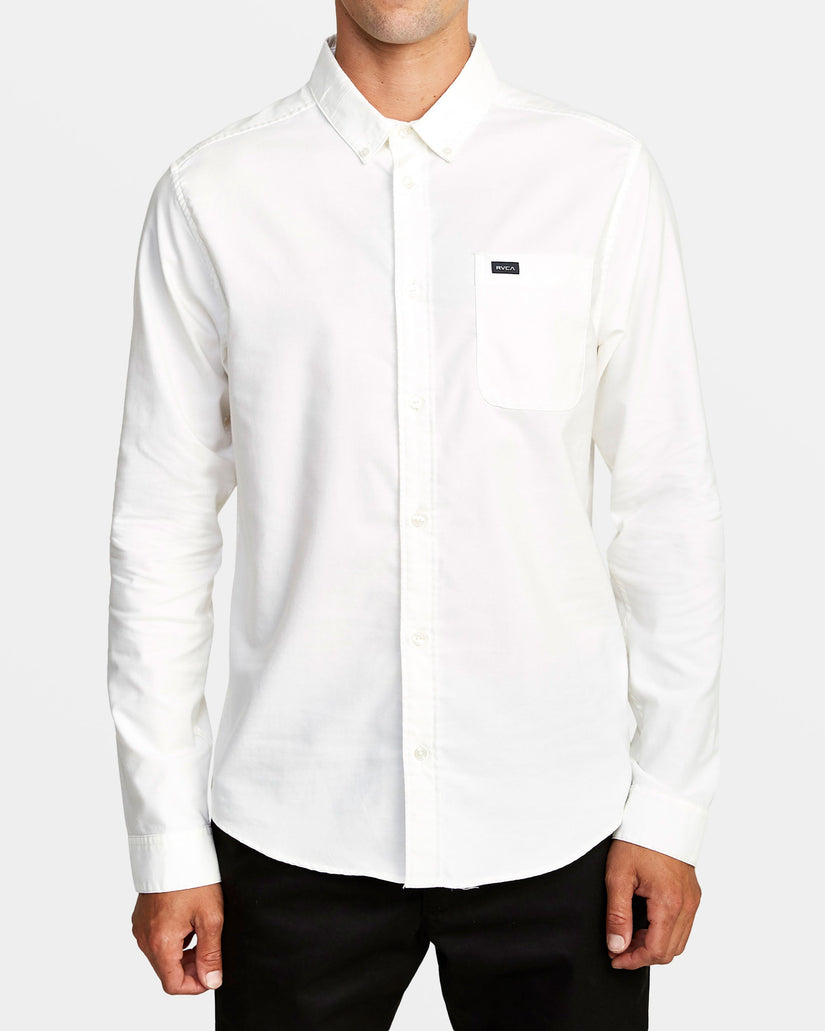 That'll Do Long Sleeve Shirt - White