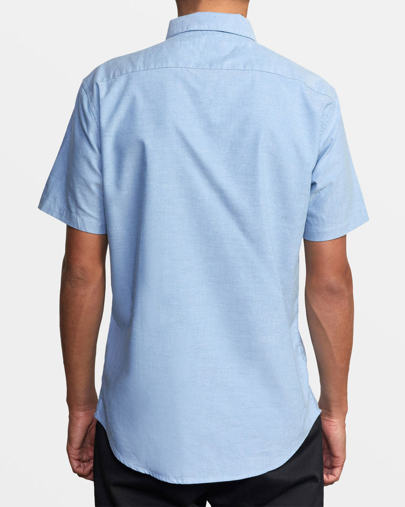 That'll Do Short Sleeve Shirt - Oxford Blue