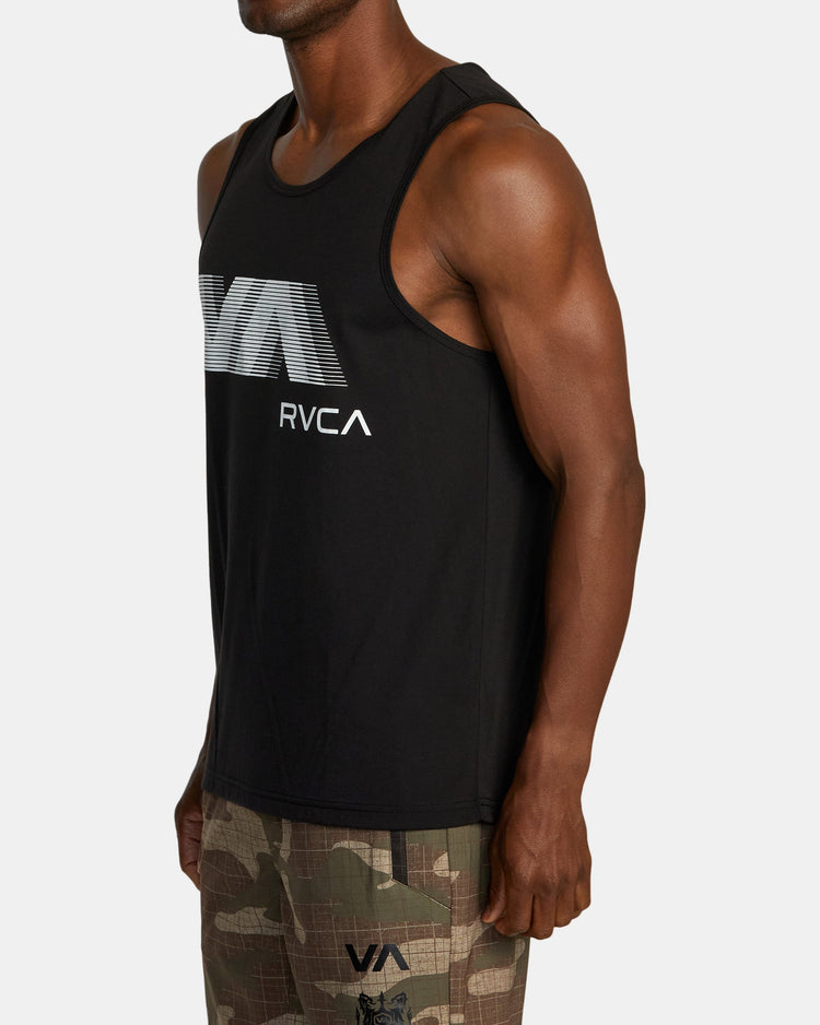 VA RVCA Blur Tank Top - Black