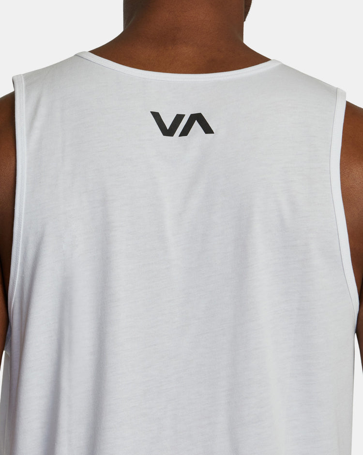 VA RVCA Blur Tank Top - White