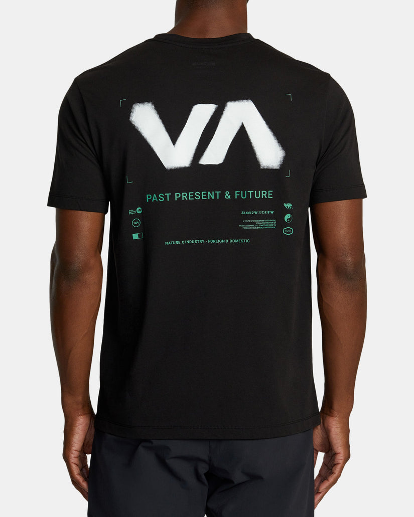 RVCA Radial Sport Tech T-Shirt - Black