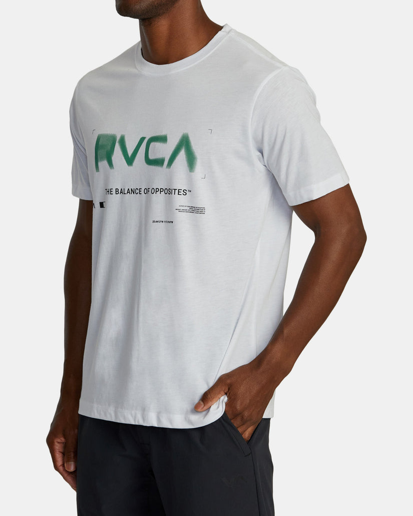 RVCA Radial Sport Tech T-Shirt - White