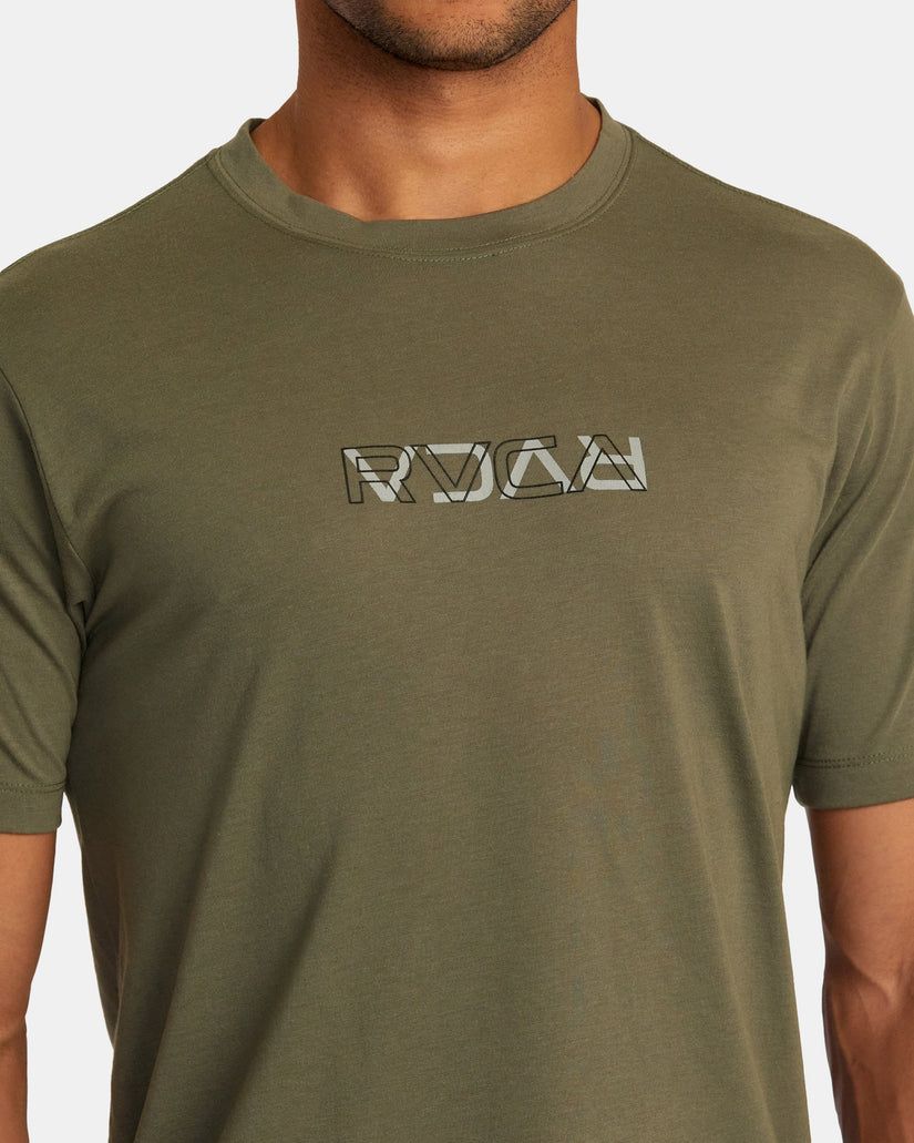 RVCA Layer Flip T-Shirt - Olive