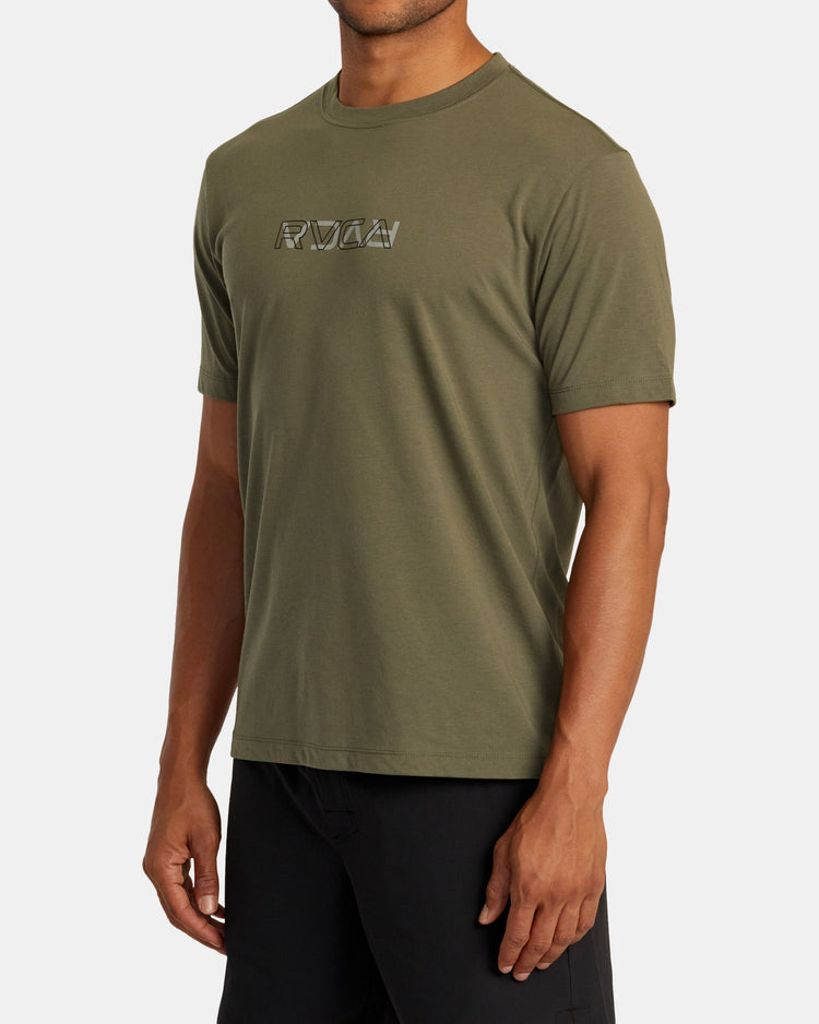 RVCA Layer Flip T-Shirt - Olive