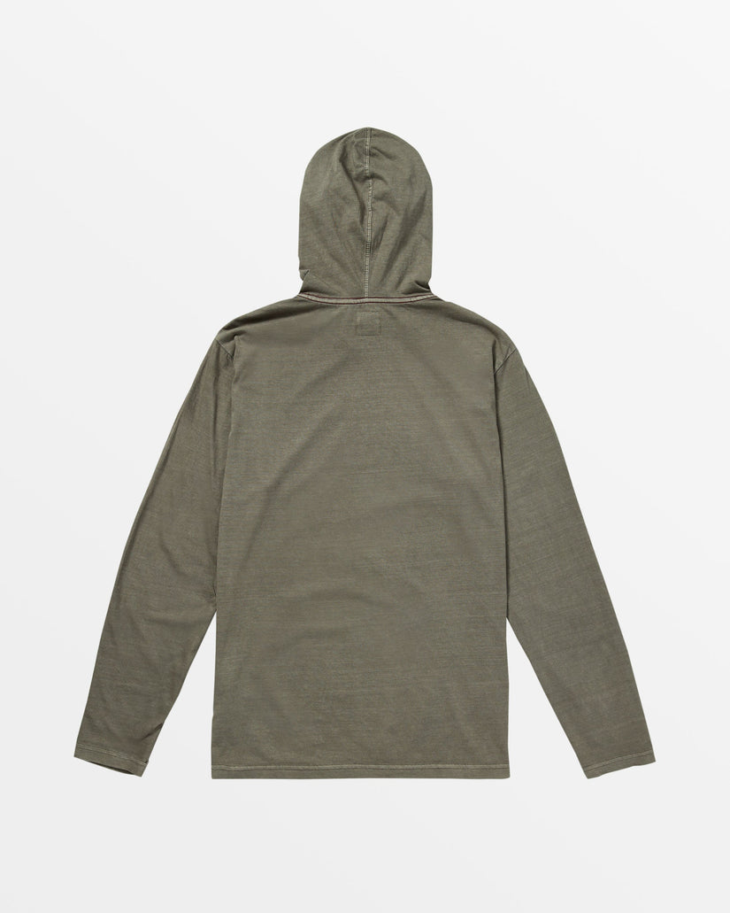 PTC Pigment Hooded Long Sleeve Tee - Mushroom