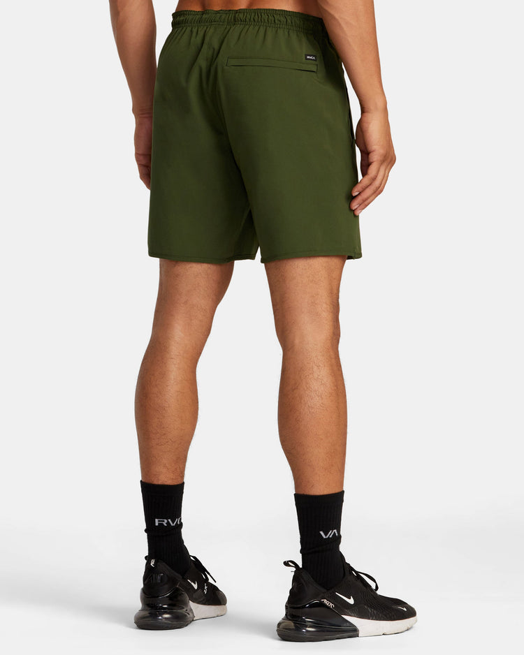 Yogger Stretch 17" Athletic Shorts - Jungle