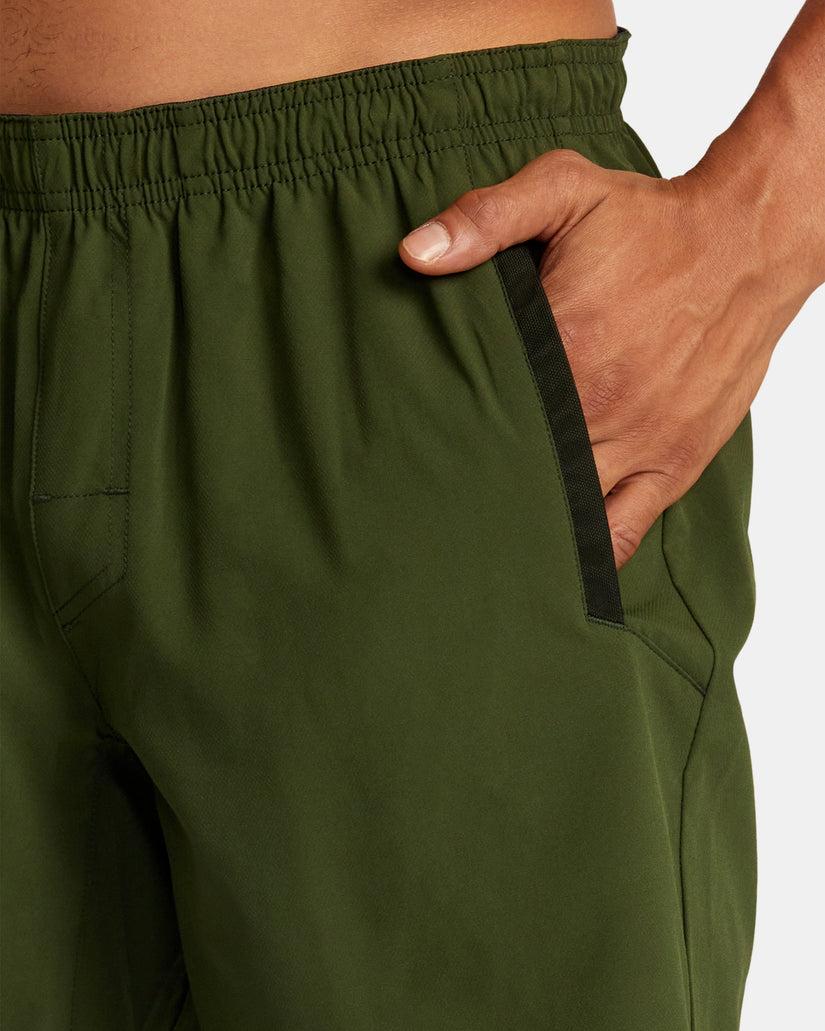 Yogger Stretch 17" Athletic Shorts - Jungle