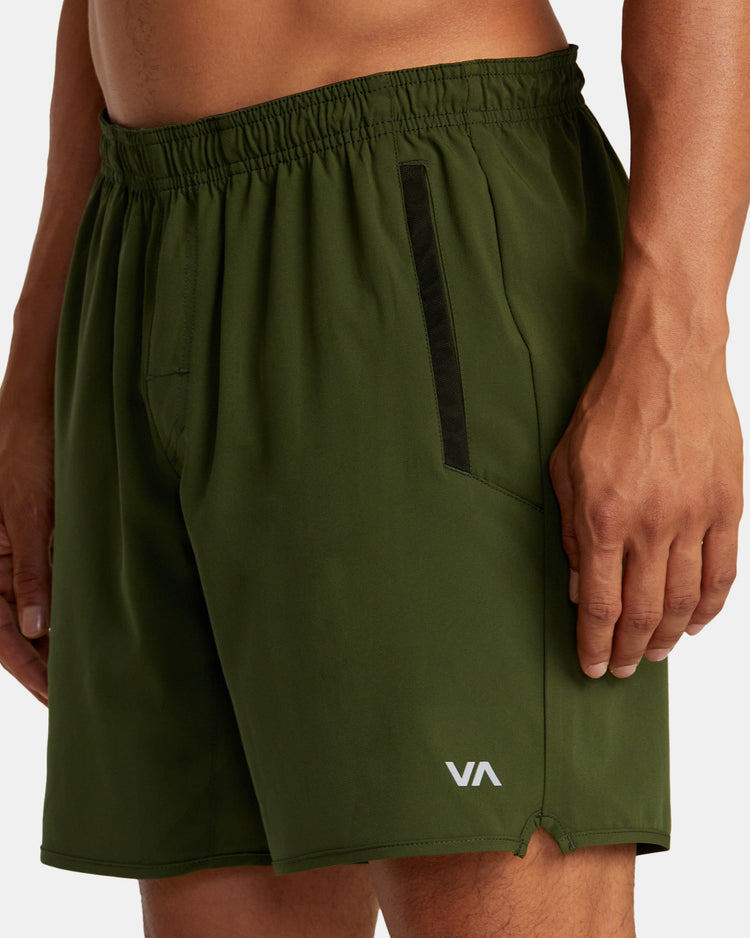 Yogger Stretch 17" Athletic Shorts - Jungle