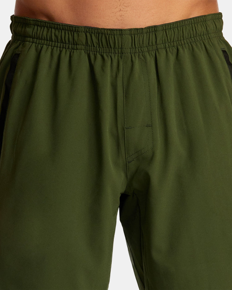 Yogger Stretch 17" Athletic Shorts - Jungle