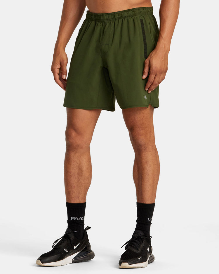 Yogger Stretch 17" Athletic Shorts - Jungle