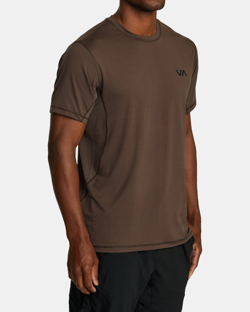 Sport Vent Performance Tee - Chocolate