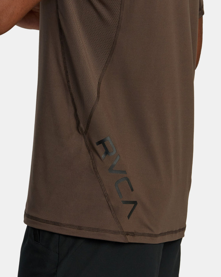 Sport Vent Performance Tee - Chocolate