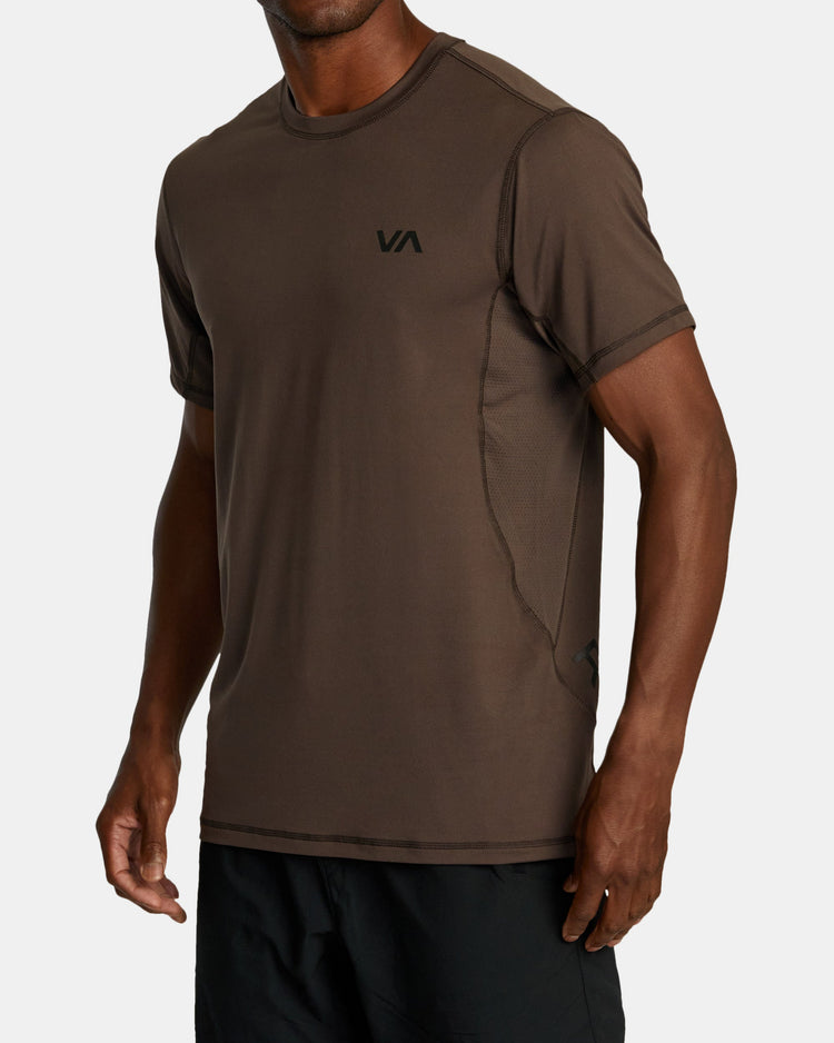 Sport Vent Performance Tee - Chocolate