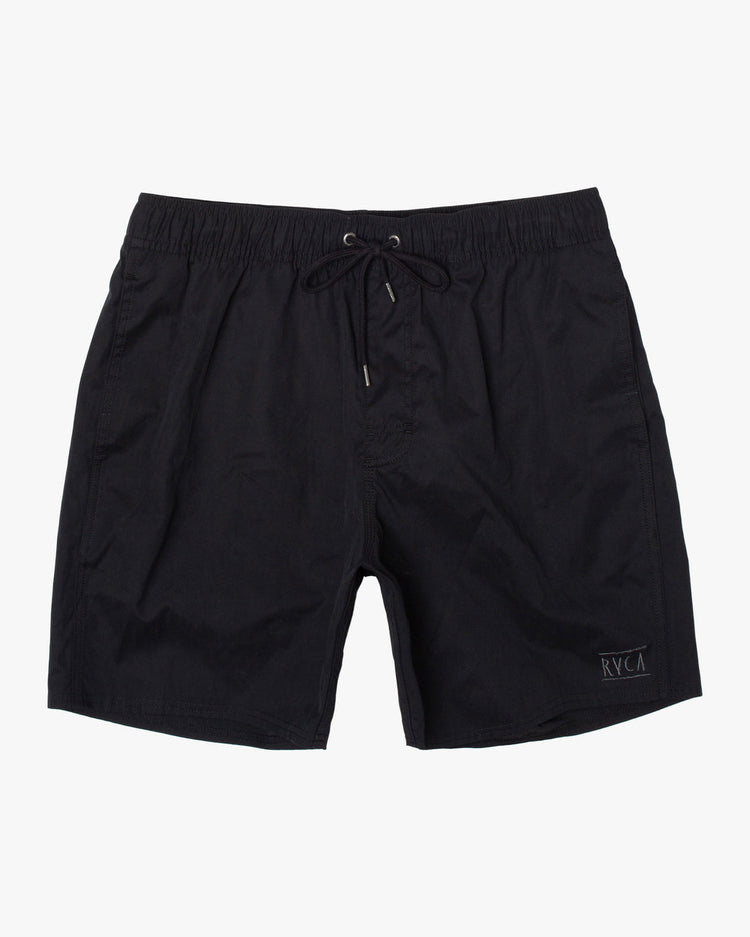 Boys Opposites Elastic Boardshorts 16" - Black