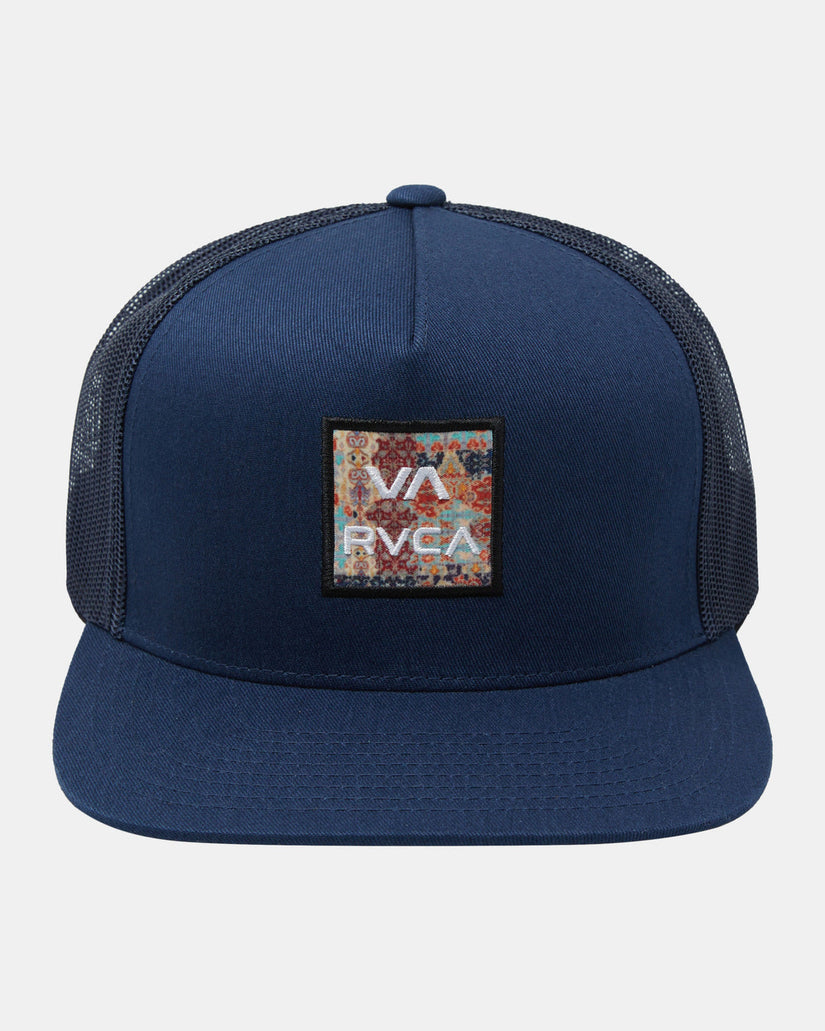 Boys Va All The Way Printed Trucker Hat - Navy Blue