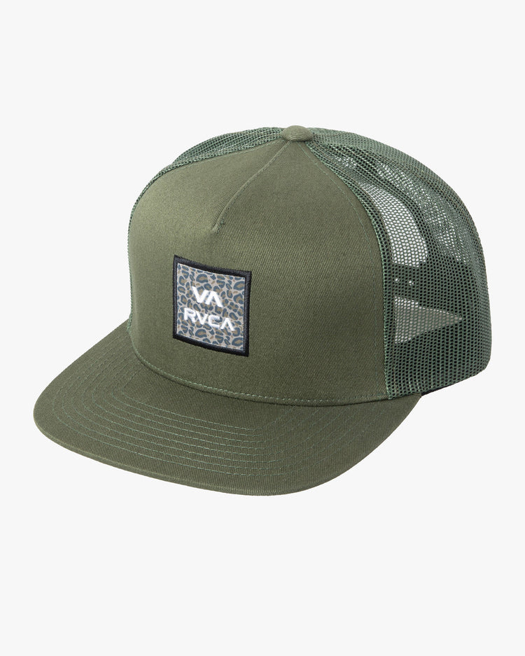 Boys Va All The Way Printed Trucker Hat - Olive