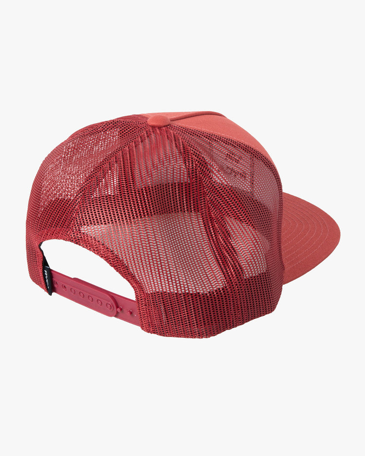 Boys Va All The Way Printed Trucker Hat - Warm Red