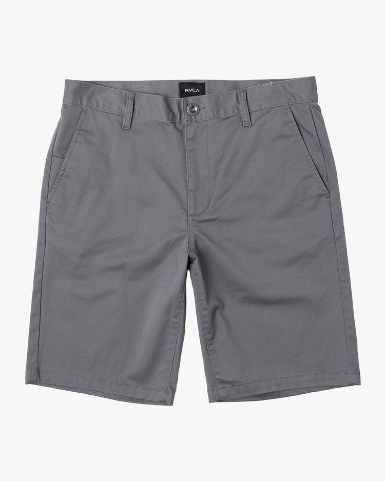 Boys Weekday Stretch 18" Shorts - Smoke