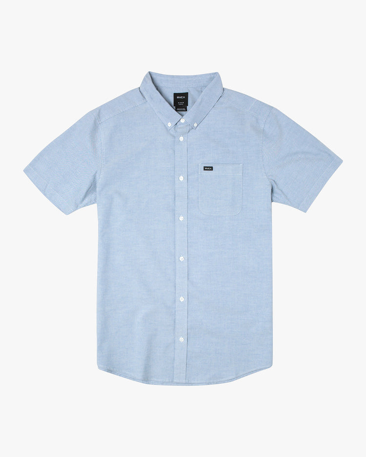 Boys Thatll Do Stretch Short Sleeve Shirt - Oxford Blue